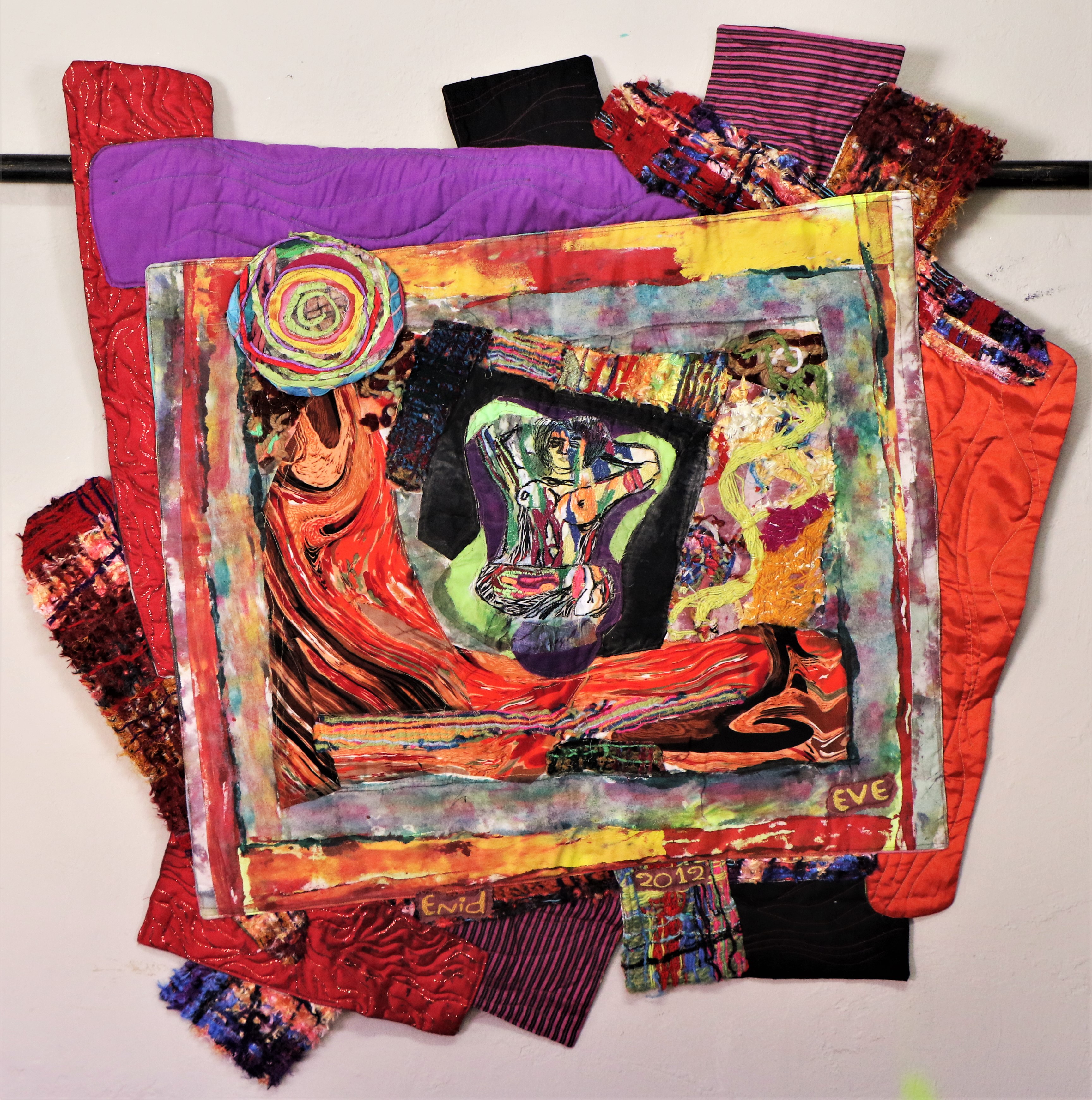 Eve — art quilt by Enid Viljoen, fibre artist